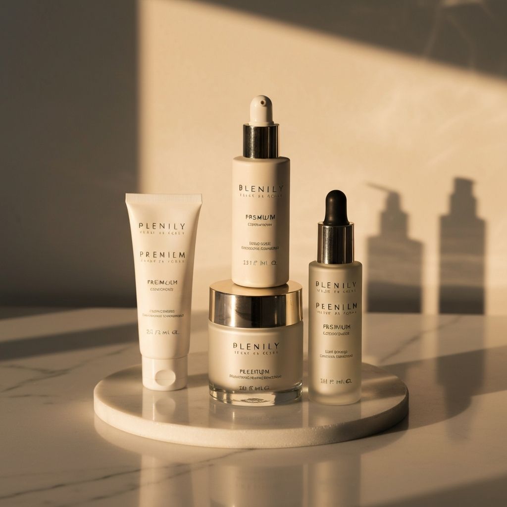 Luxury skincare products